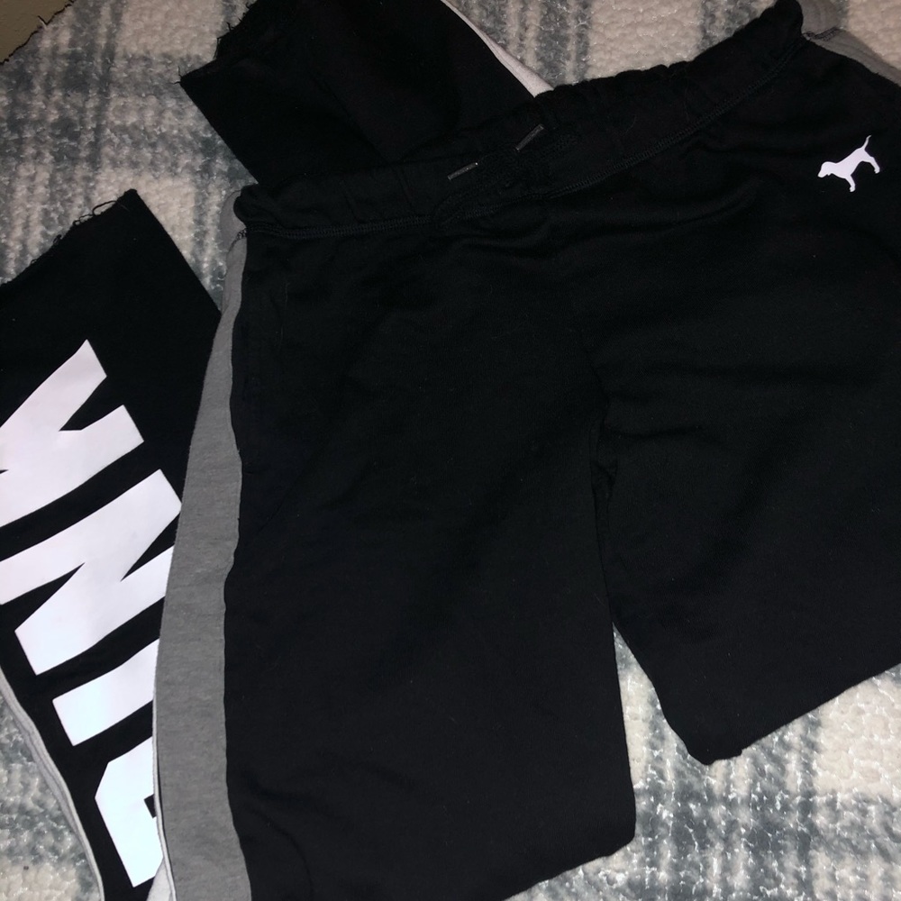 Victoria’s Secret Black Sweat Pants